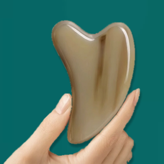 Authentic Natural Ox Horn Gua Sha Set – Revitalize Your Skin with Ancient Wisdom
