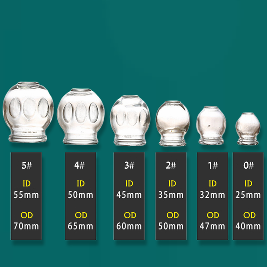 Traditional Glass Cupping Set 6PCS